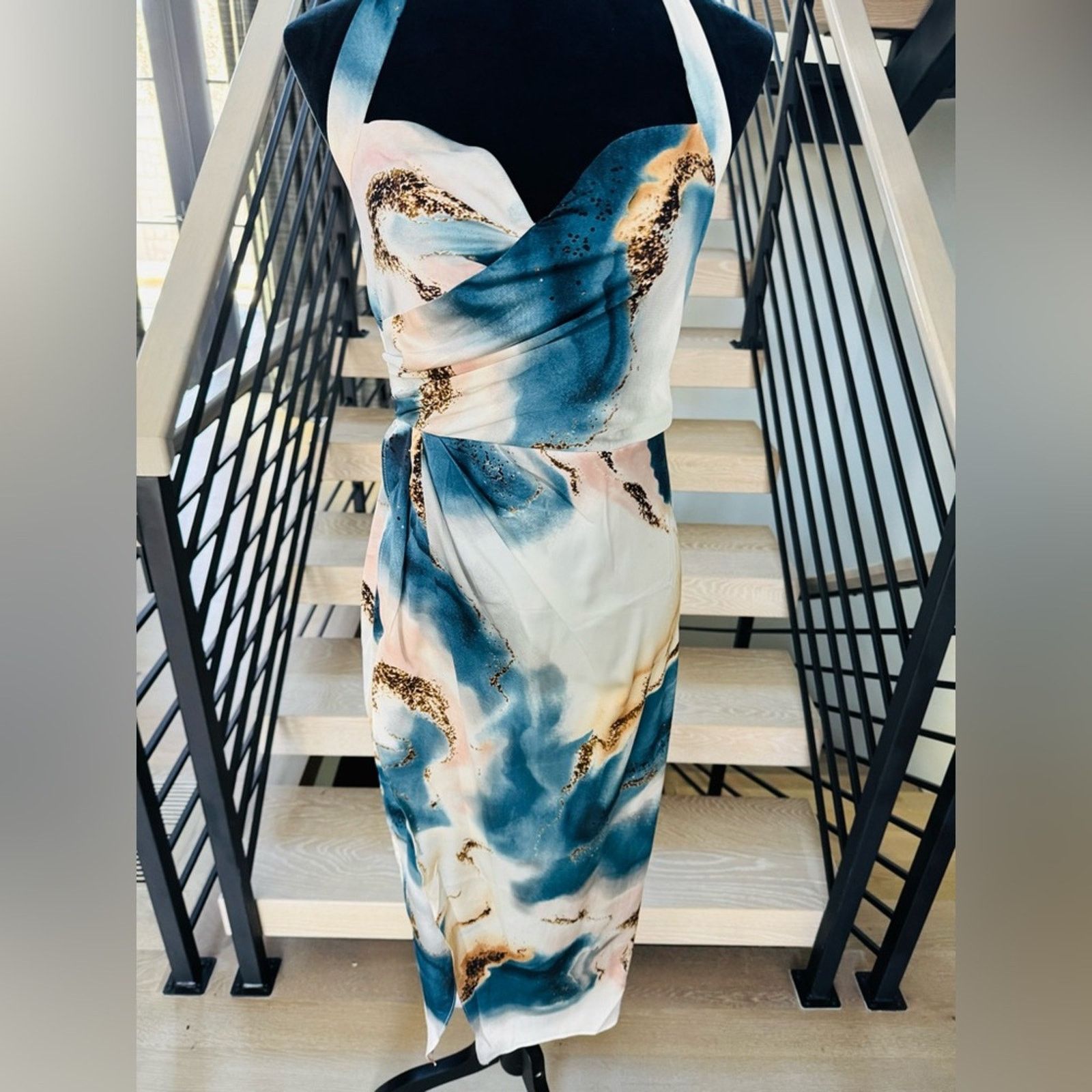 Other New Chic Asymmetrical Blue and White Dress size XS Size XS / US 0-2 / IT 36-38 - 8 Thumbnail