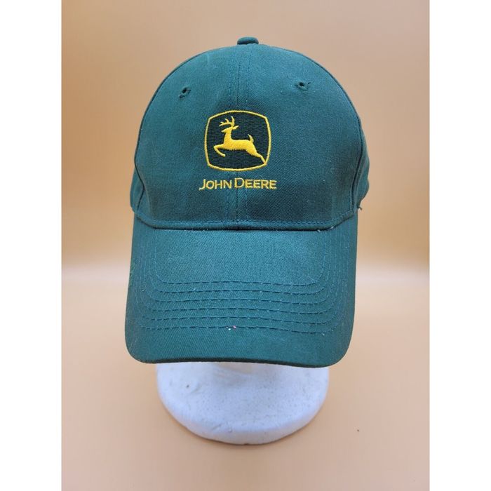 John Deere John Deere Green & Yellow Adjustable Baseball Hat Triple Cro Grailed