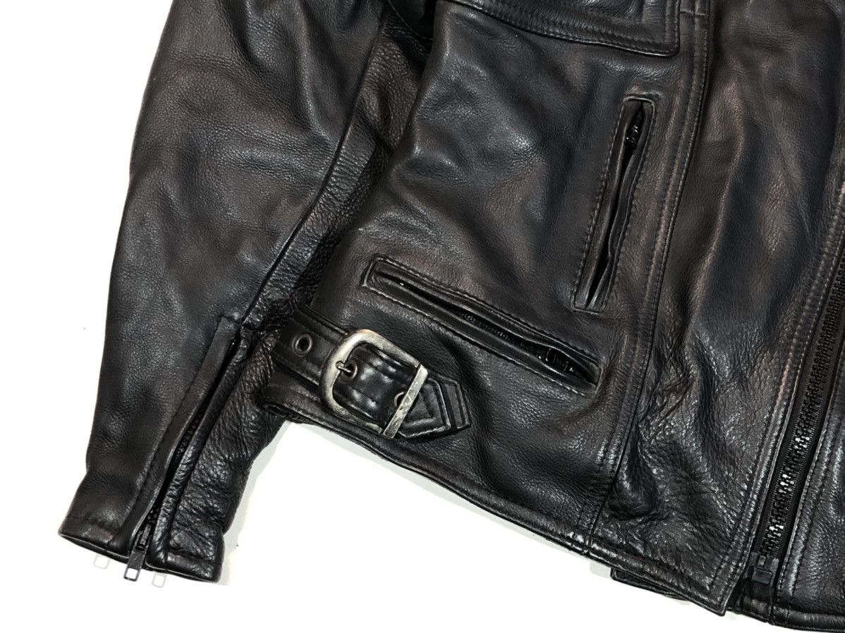 Harley Davidson × Honda × Yamaha Belstaff Motorcycle Leather Jacket Racing Biker Size M / US 6-8 / IT 42-44 - 12 Thumbnail