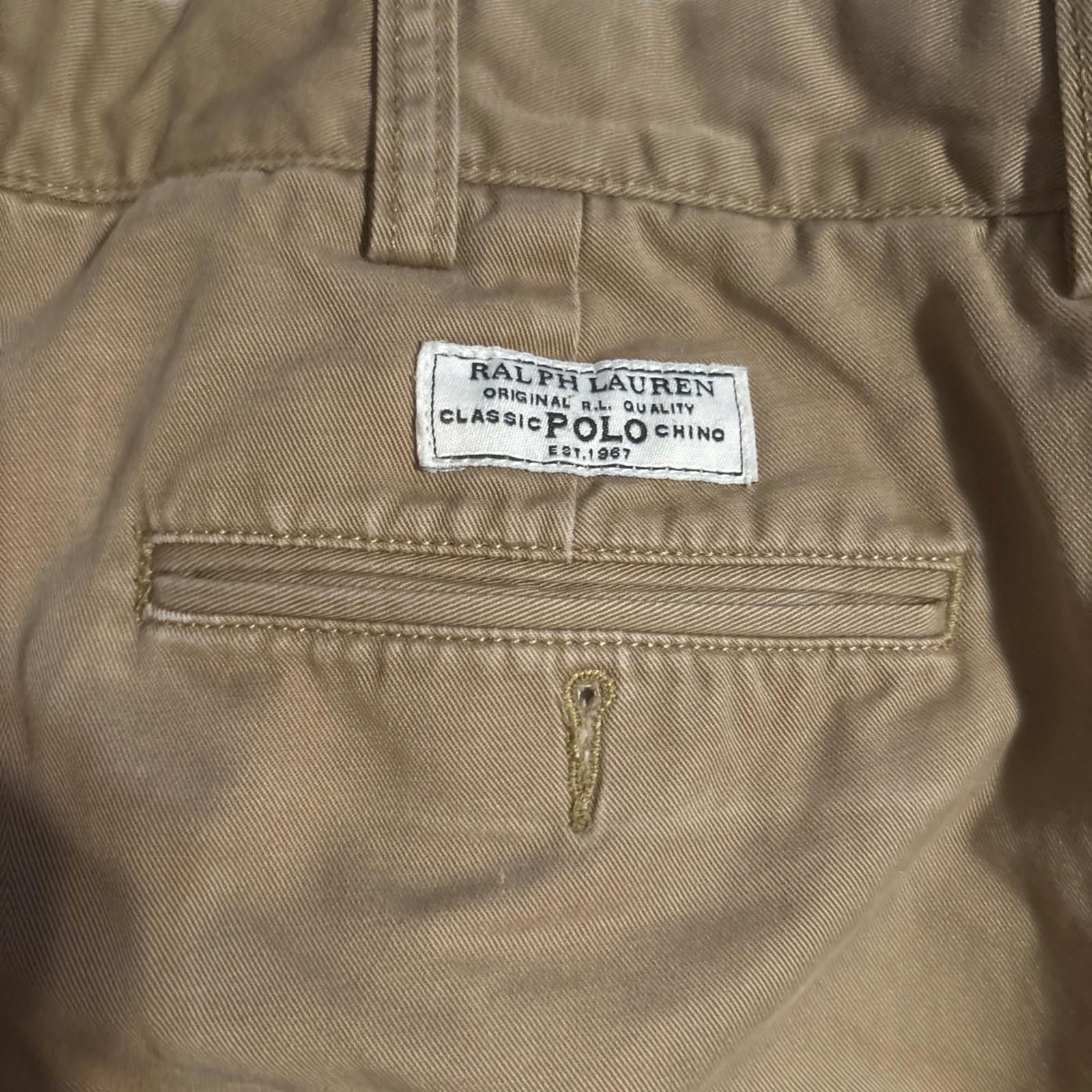 Polo Ralph Lauren Polo Ralph Lauren Andrew Chino Pants Mens 38x30 Brown Size US 38 / EU 54 - 6 Thumbnail