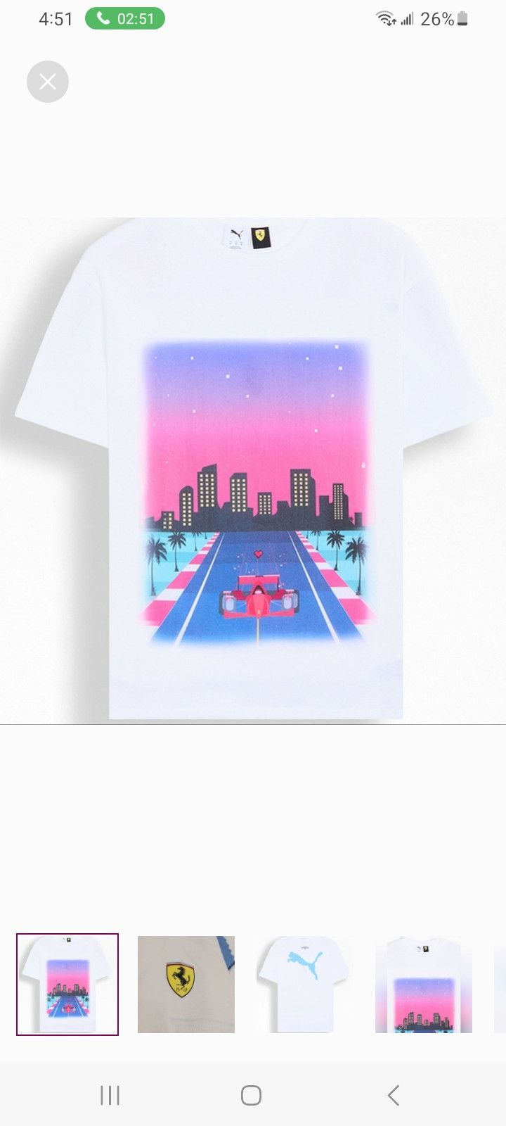 Ferrari × Puma Puma Ferrari Sketches T-Shirt Size US M / EU 48-50 / 2 - 1 Thumbnail