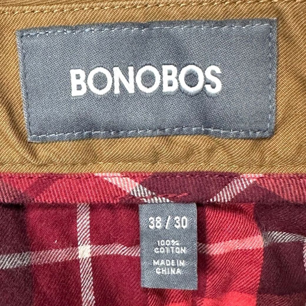 Bonobos Bonobos Khakis Pants Mens 38X30 Brown Flat Front Straight Casual Pockets Vintage? No Size US 38 / EU 54 - 4 Thumbnail