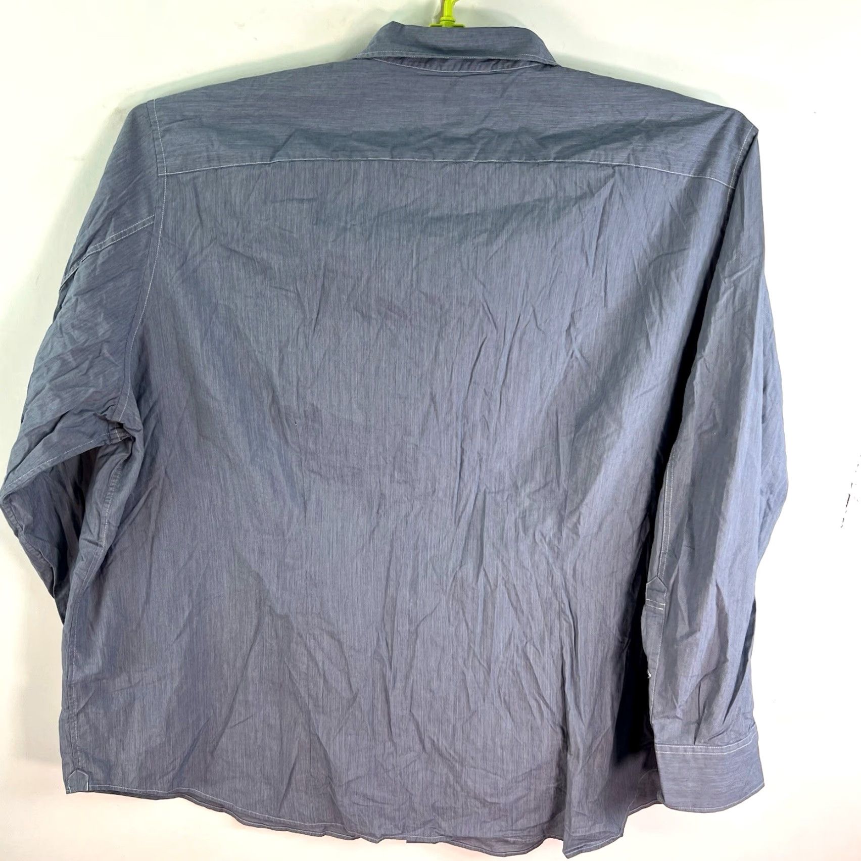 Bonobos VINTAGE Bonobos Men's Button-Up Shirt Blue Stripe Long Sleeve 4XL Casual Business Workwear Size US XXL / EU 58 / 5 - 6 Thumbnail