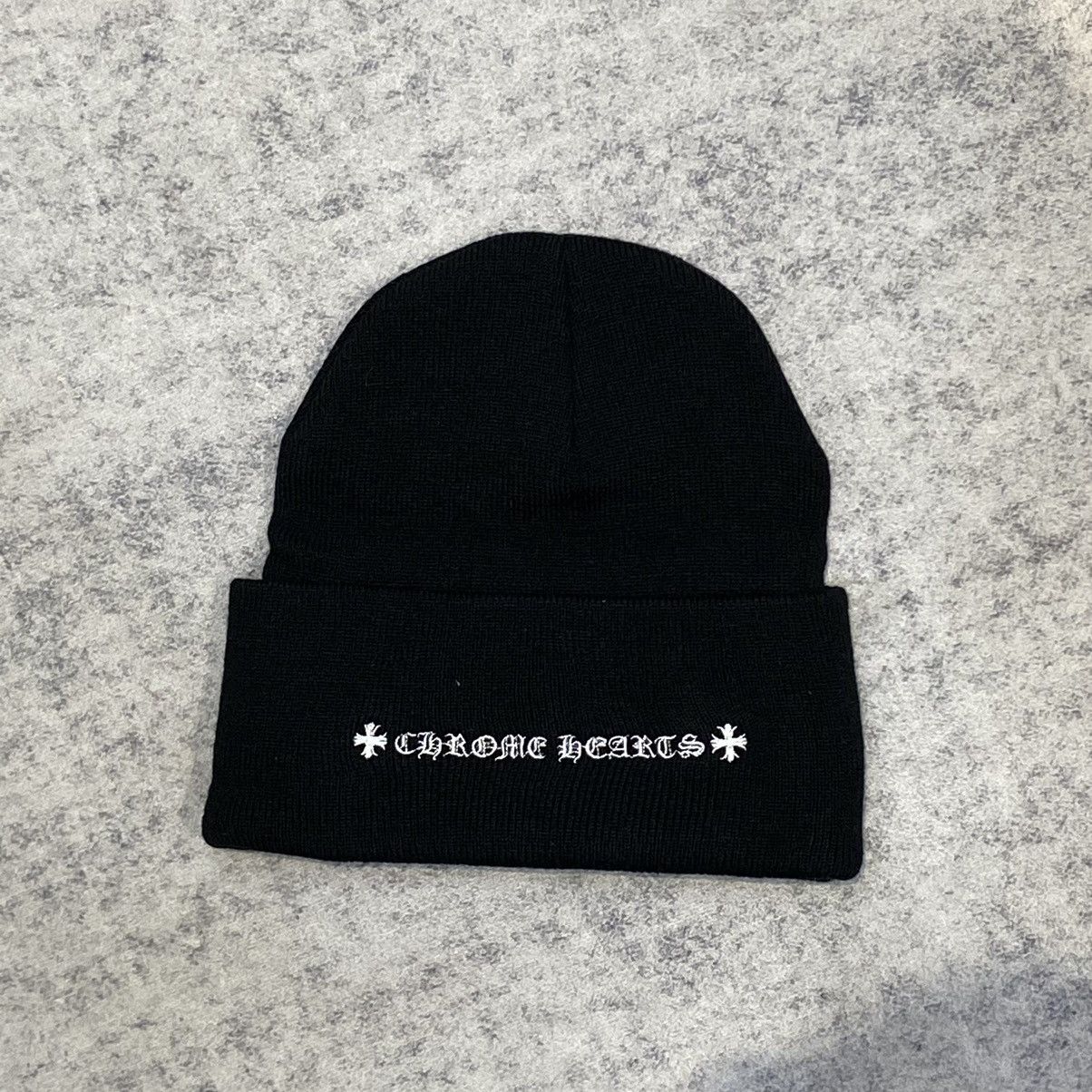 Chrome Hearts CHROME HEARTS classic beanie black Size ONE SIZE - 4 Thumbnail