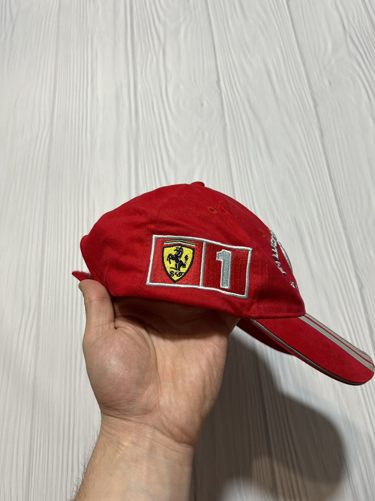 Ferrari Michael Schumacher 2004 F1 Champion Ferrari Vintage Hat Cap Size ONE SIZE - 3 Thumbnail