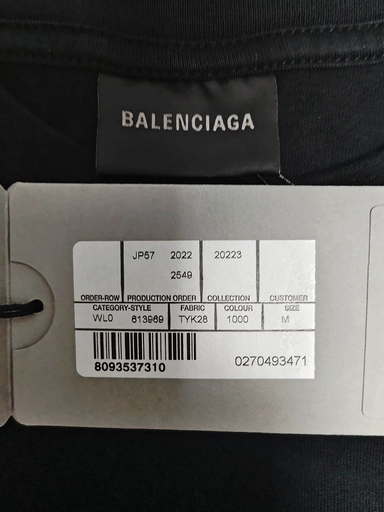 Balenciaga balenciaga classic logo short sleeve t Size US M / EU 48-50 / 2 - 4 Thumbnail