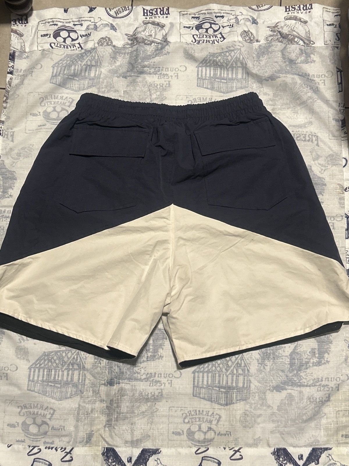 Rhude RHUDE Navy and Cream Yachting Short Size Large Size US 36 / EU 52 - 2 Thumbnail