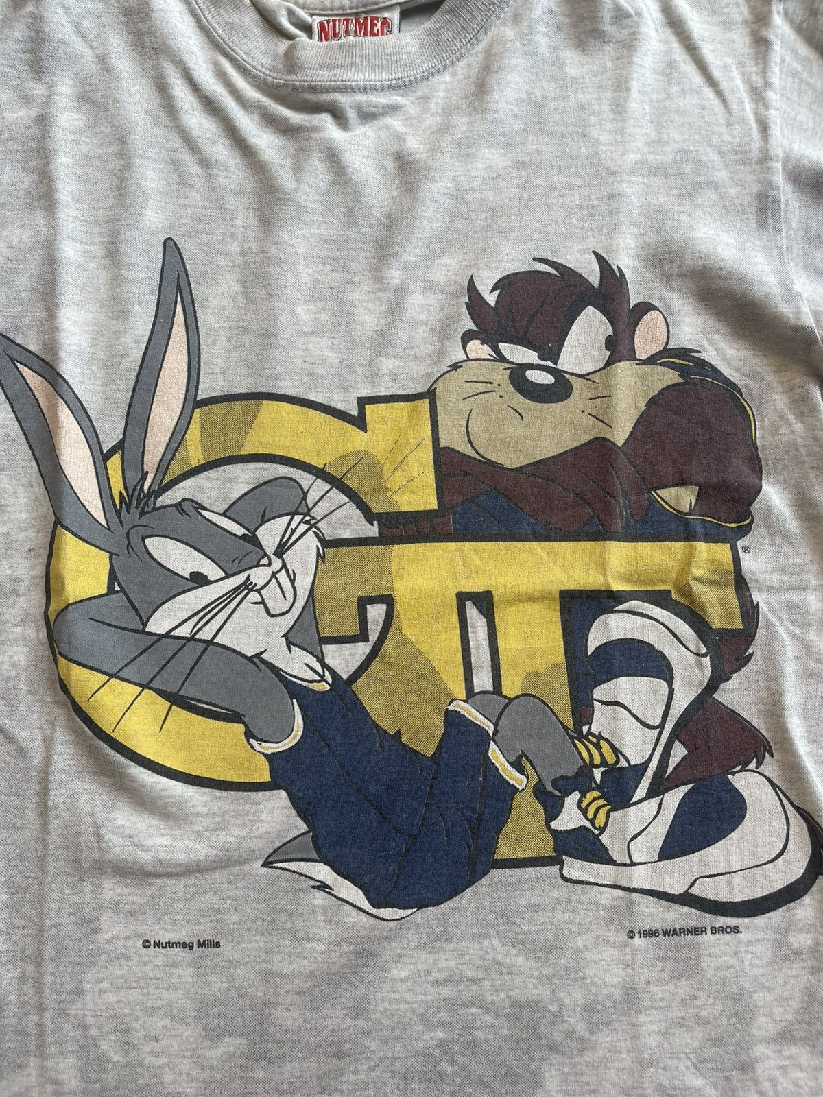 Universal Studios Vintage 1996 Looney Tunes x Georgia Tech Yellow Jackets Tee Size US XS / EU 42 / 0 - 2 Thumbnail