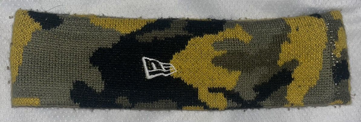 Supreme Supreme x New Era Yellow Camouflage Headband Size ONE SIZE - 2 Thumbnail