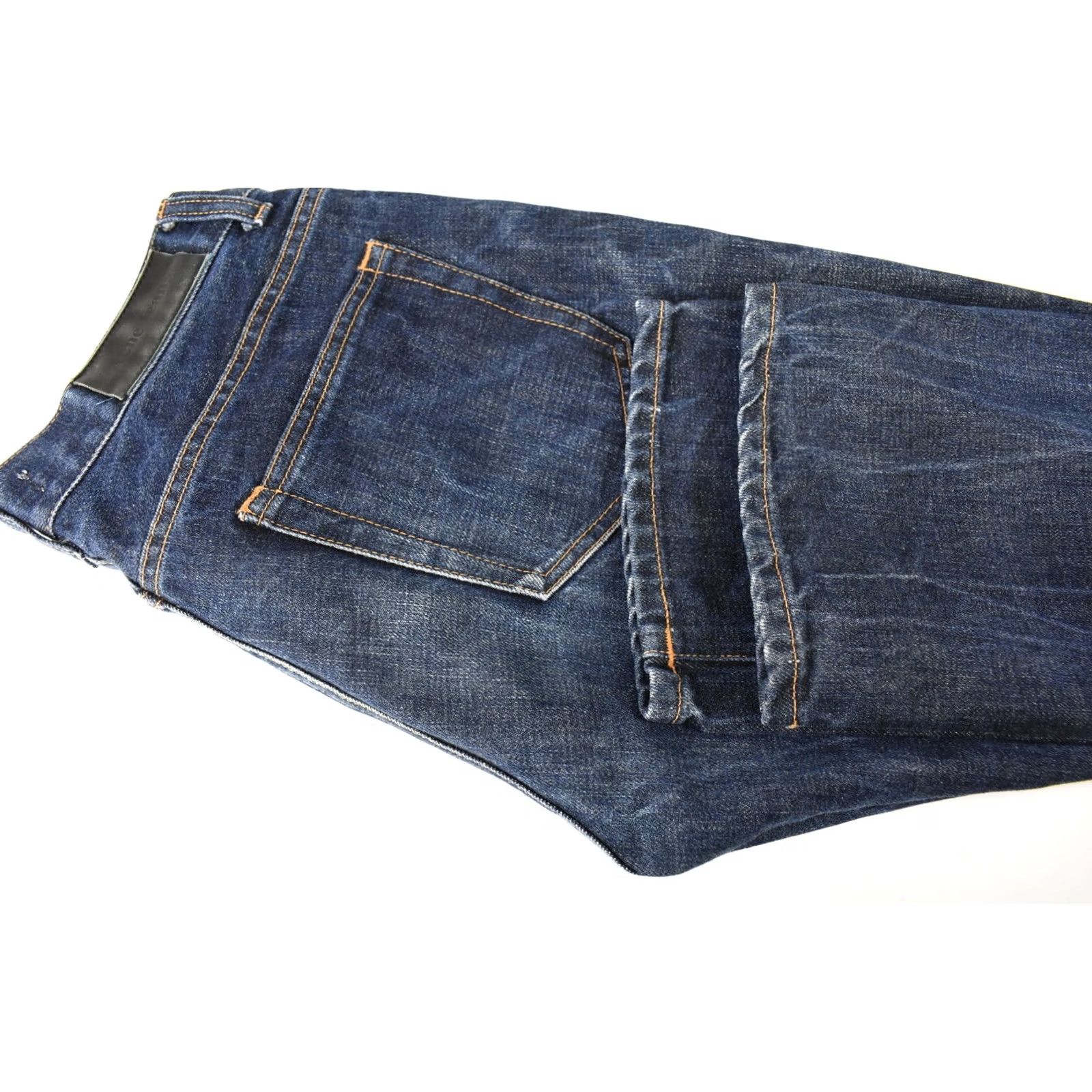Denime ACNE JEANS Mic Rigid Jeans Men Slim Blue W29 L28 Faded Whisker Denim Casual Size US 29 - 5 Thumbnail