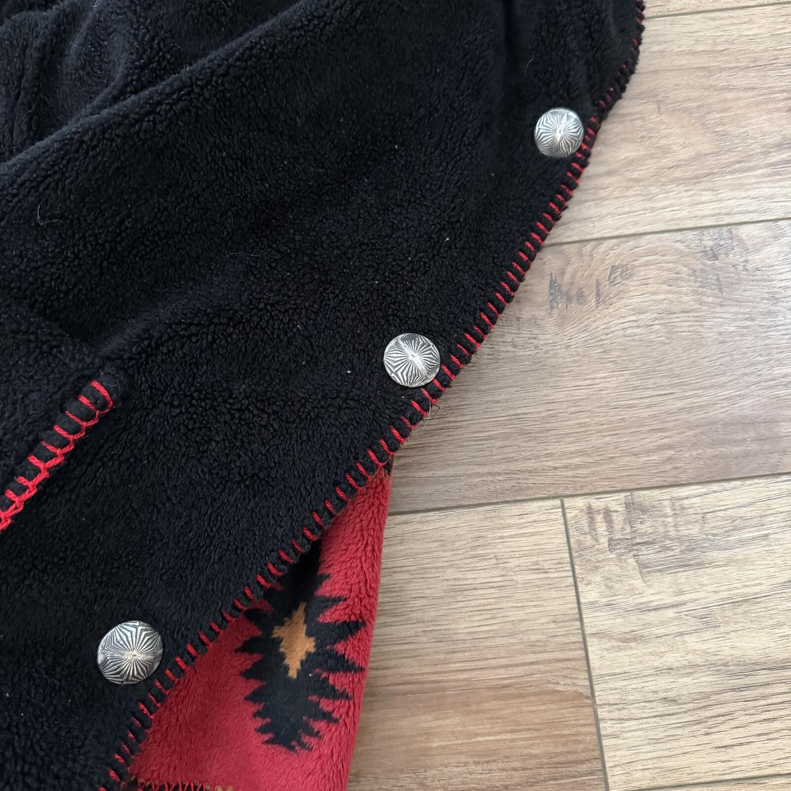 Other Vintage Southwestern Horse Animal Fleece AOP Aztec Jacket Size US L / EU 52-54 / 3 - 5 Thumbnail