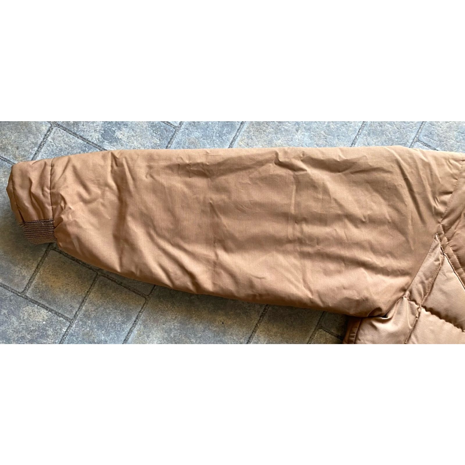 Vintage VINTAGE Comfy Seattle Quilt Jacket Coat Goose Down Mens S Talon Zipper 50s/60s Brown Size US S / EU 44-46 / 1 - 7 Thumbnail