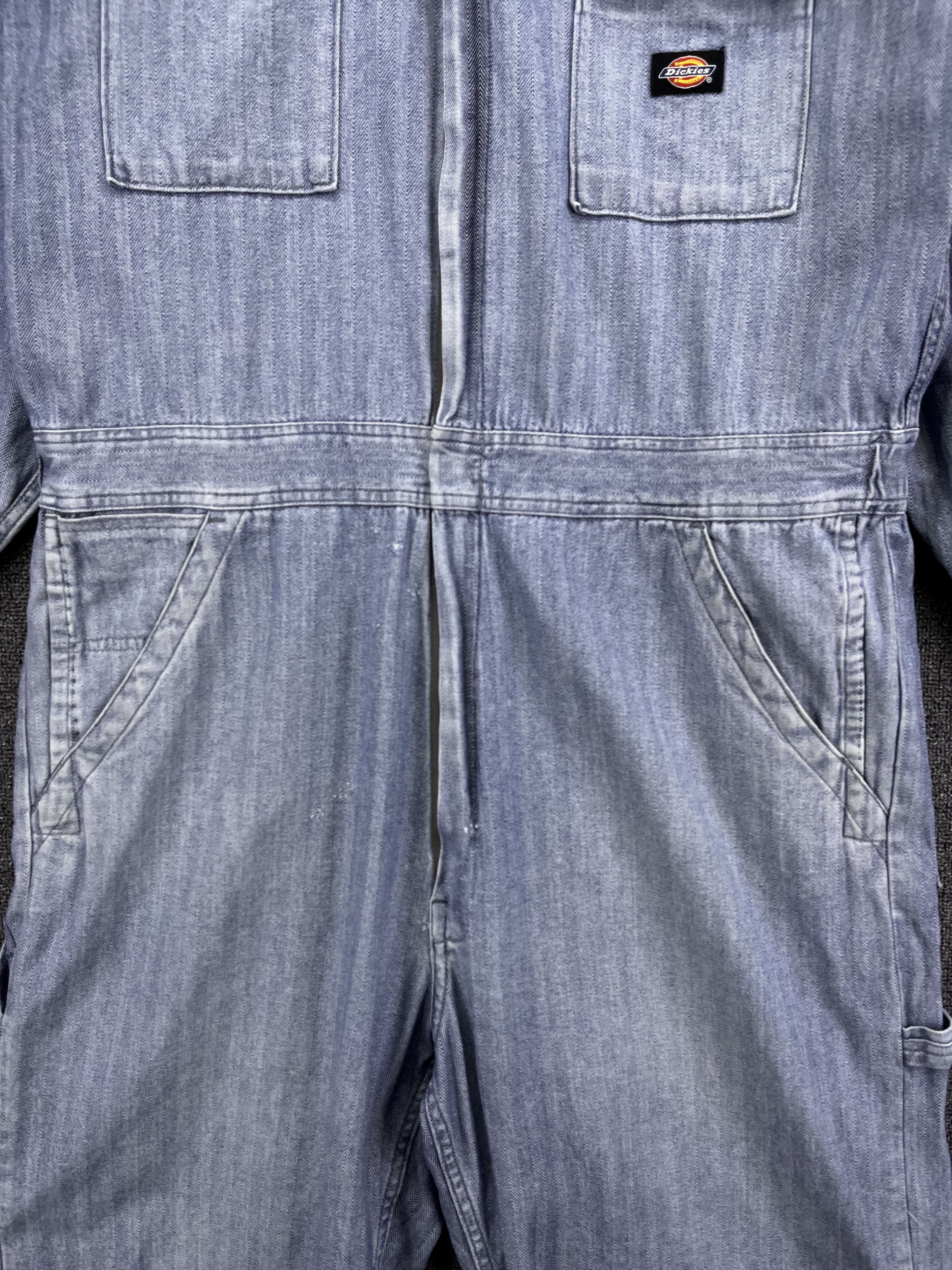 Dickies Vintage Dickies Rare Denim Overalls Jumpsuit Size US 39 - 5 Thumbnail