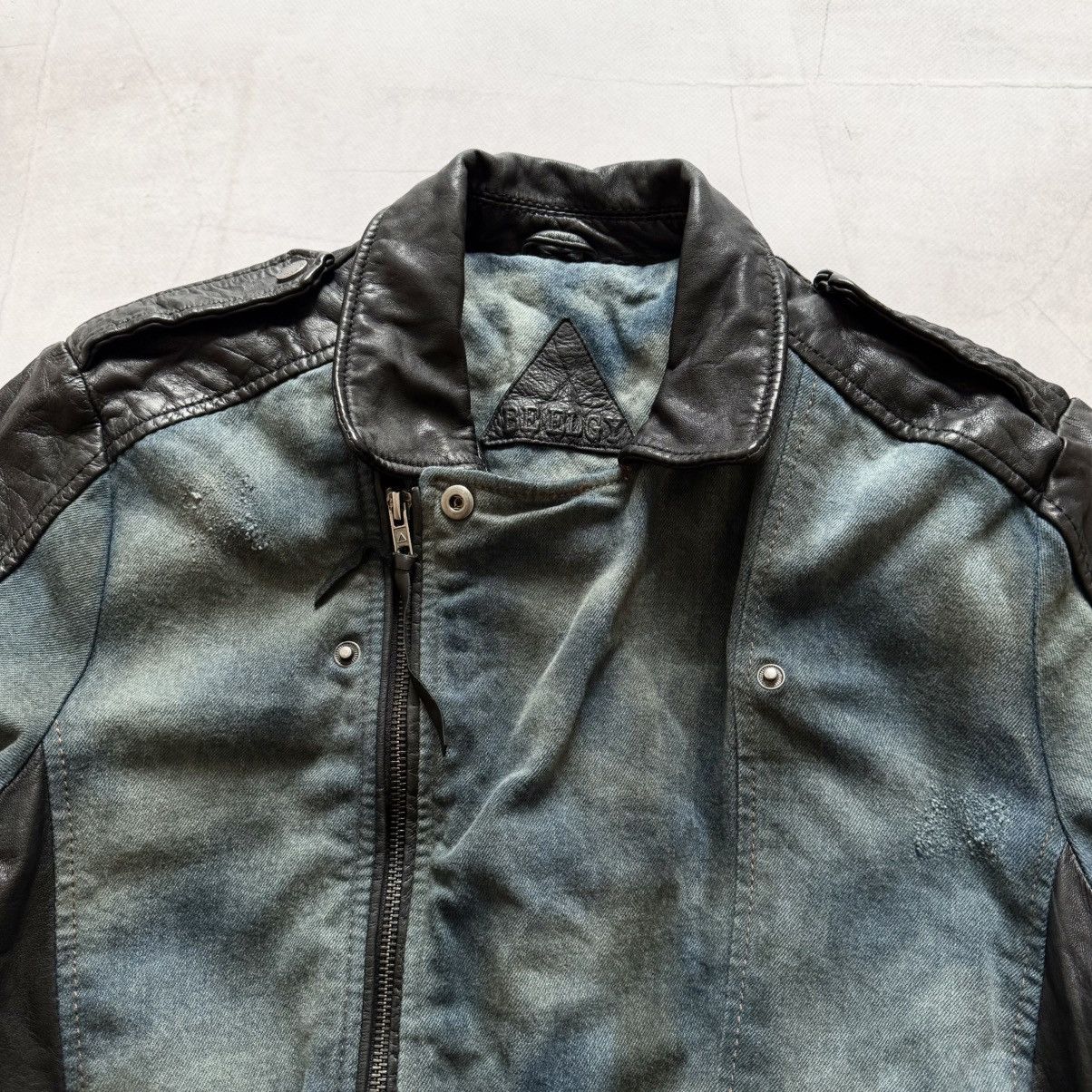 Hysteric Glamour × Undercover Gothic Leather Biker Distressed Jacket LGB Rick Owens Vibe Size US S / EU 44-46 / 1 - 7 Thumbnail