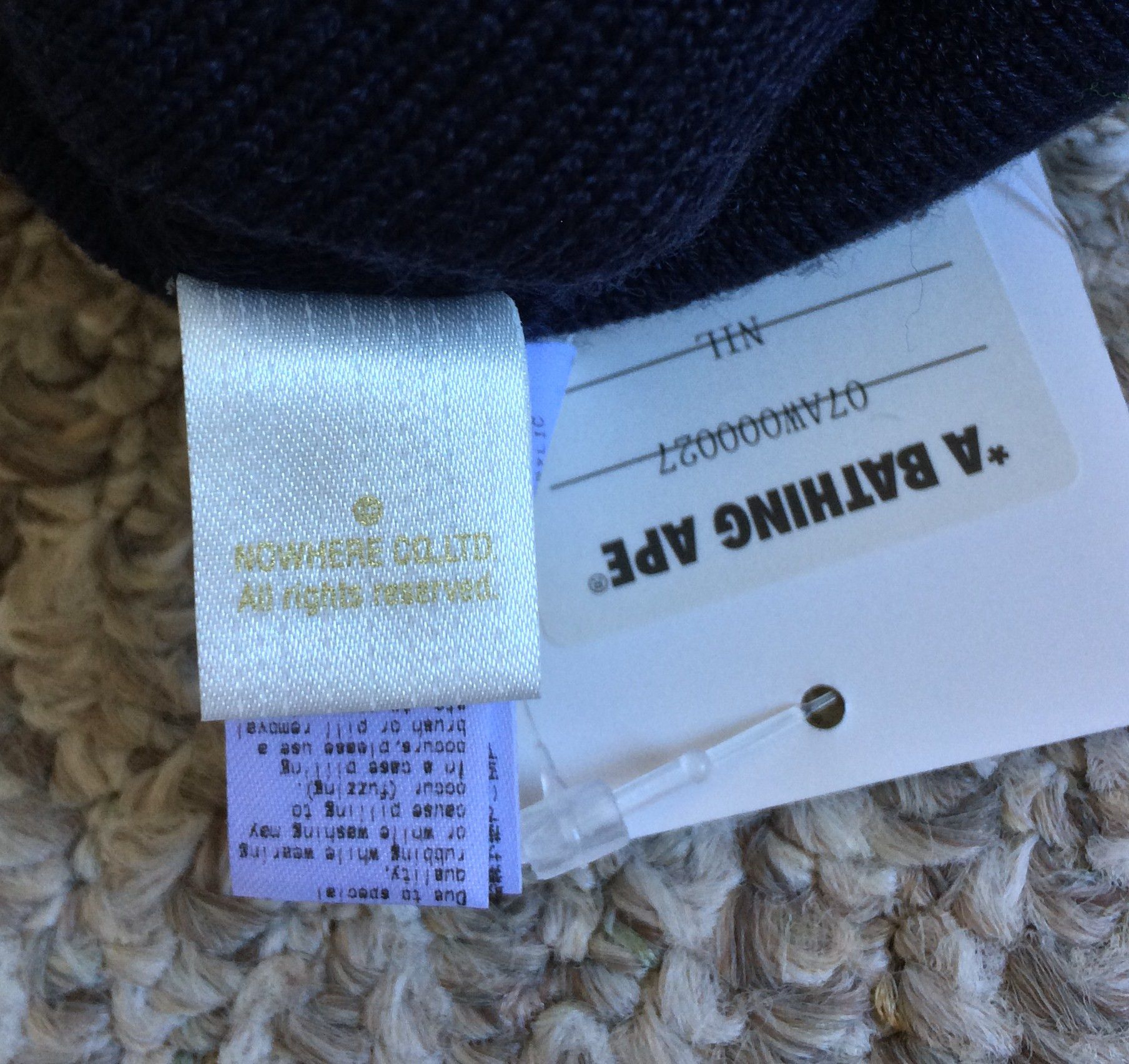 Bape NEW Bape SAMPLE Embroidered Logo Beanie Size ONE SIZE - 8 Thumbnail