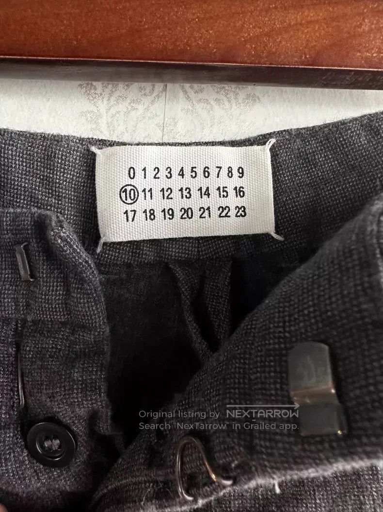 Maison Margiela Maison Margiela Cotton Linen Blend Trousers i Size US 34 / EU 50 - 2 Thumbnail