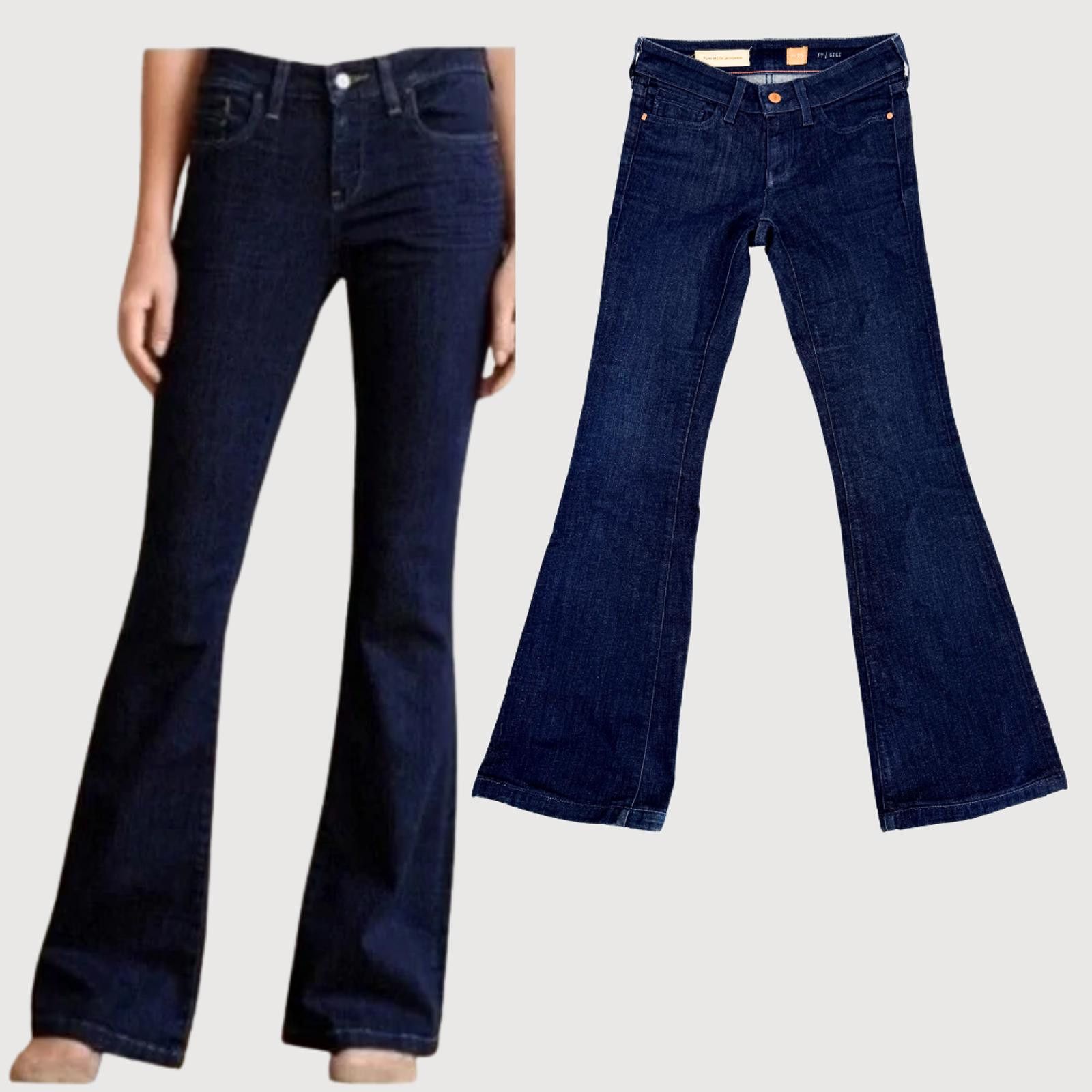 Other Pilcro Anthro Stet Flare Jeans Dark Wash 25 Size 25" / US 0 / IT 36 - 1 Thumbnail