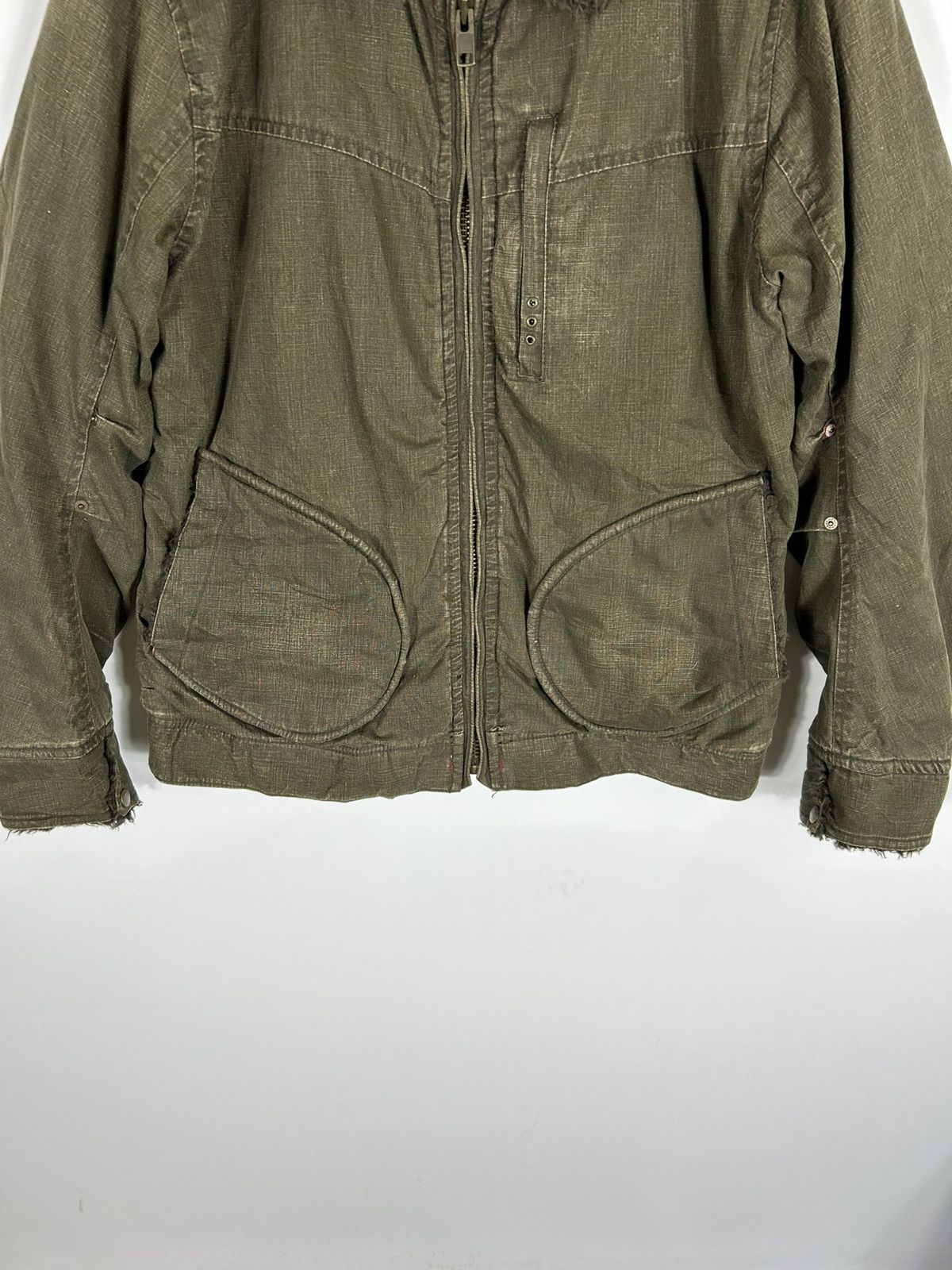 Japanese Brand ⚡️Vintage Ball Zipper Military Style Jacket Size US XL / EU 56 / 4 - 5 Thumbnail
