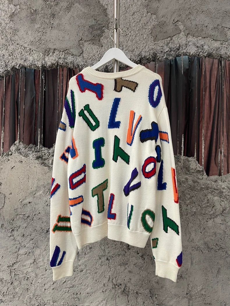 Louis Vuitton Louis Vuitton Colorful Sweater with Logo -2505 Size US S / EU 44-46 / 1 - 2 Thumbnail