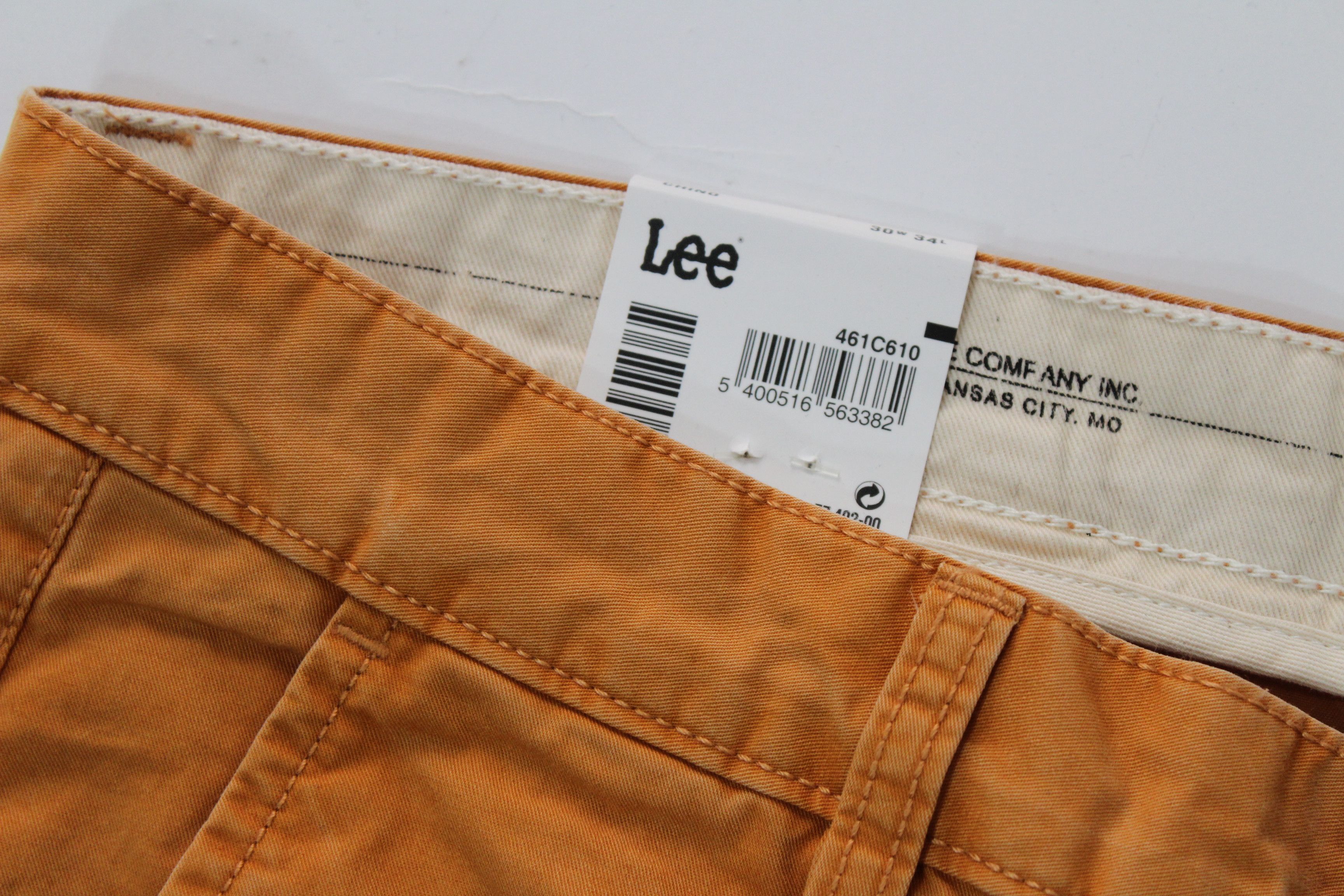 Lee Lee Chino Slim Pants Mens Size 30/34 Authentic New Vintage Size US 30 / EU 46 - 4 Thumbnail