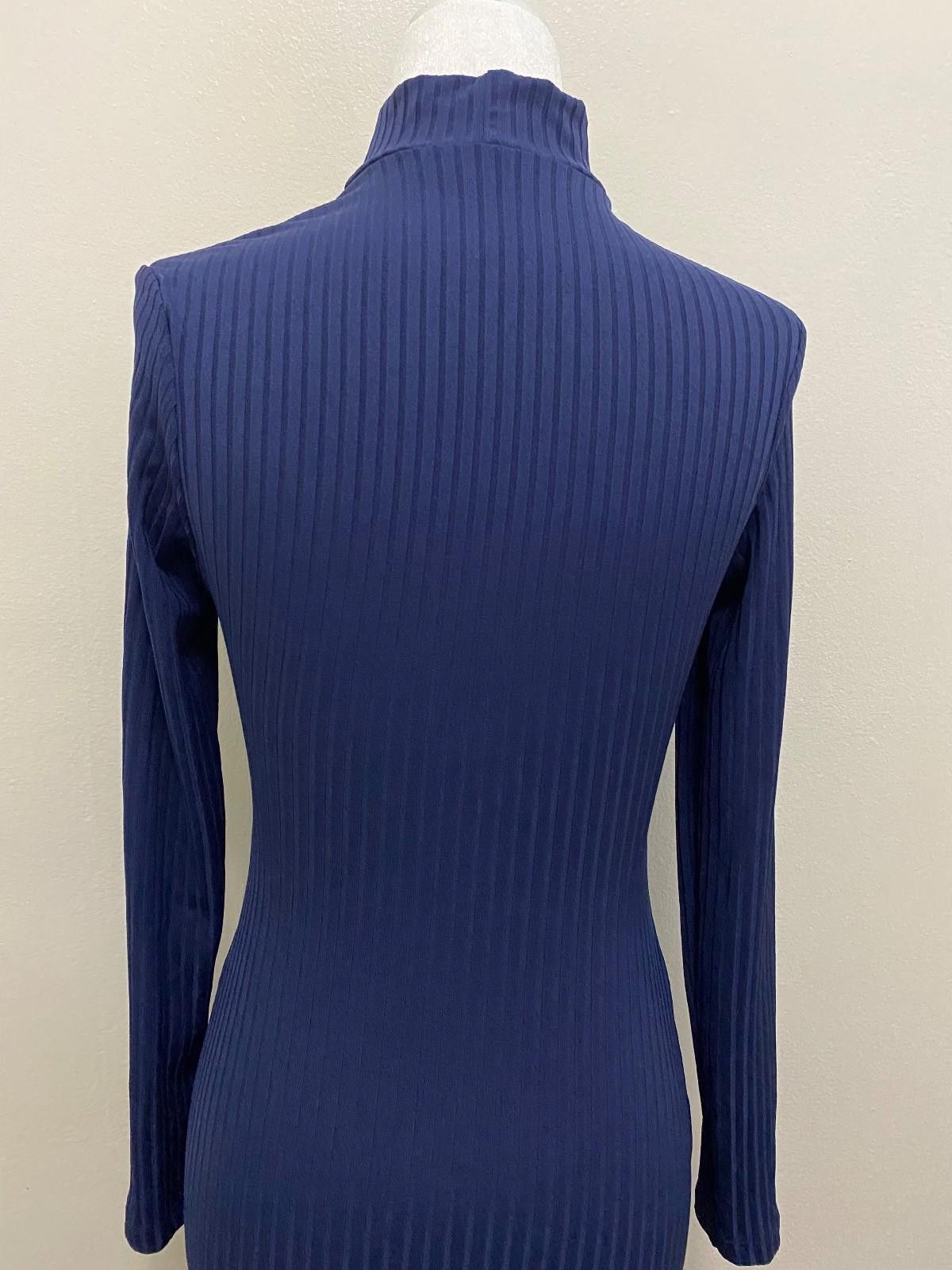 Other FLOUNCE CLUB Knit Mockneck Midi Dress with Side Slit (SMALL) Size S / US 4 / IT 40 - 9 Thumbnail