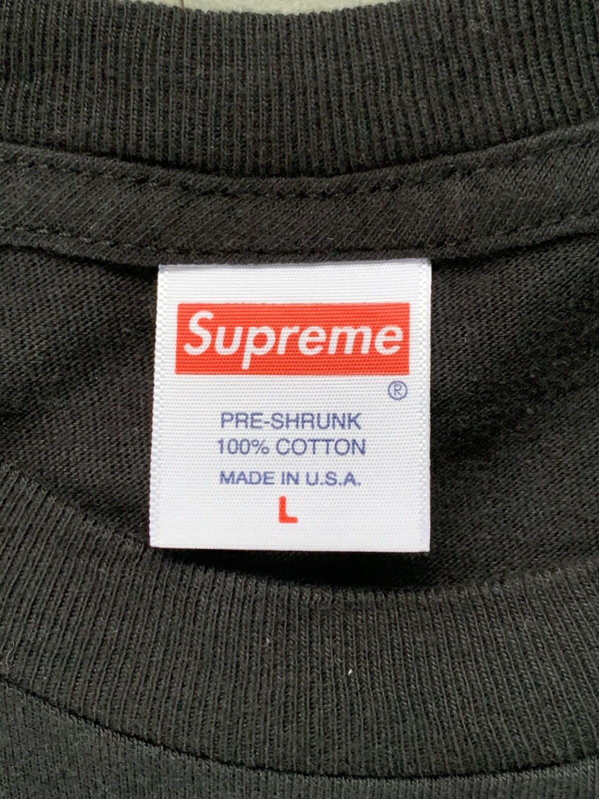 Supreme Supreme Blank Plain Black Tshirts Size US L / EU 52-54 / 3 - 3 Thumbnail