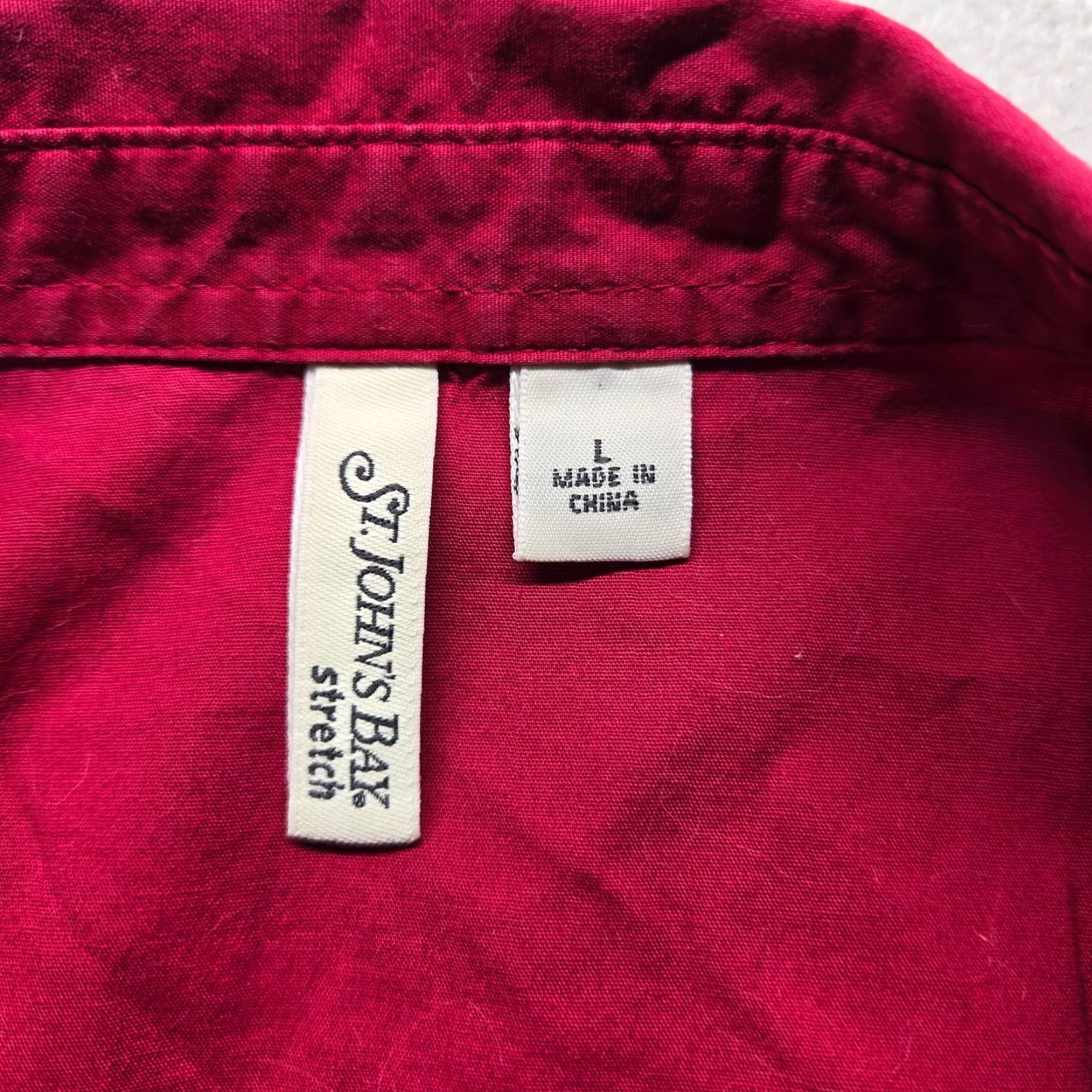 CO VINTAGE Floy Co Humane Society Virginia Red Sleeveless Button-Up Shirt Women L Cotton Casual Size L / US 10 / IT 46 - 3 Thumbnail