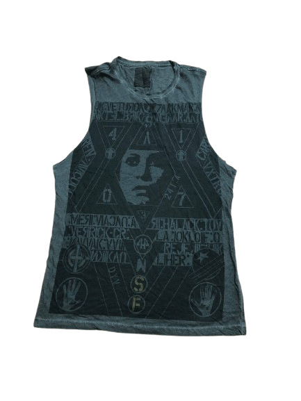 Allsaints Vintage Allsaints Big Y2K Logo Tank Top Size S Size S / US 4 / IT 40 - 1 Thumbnail