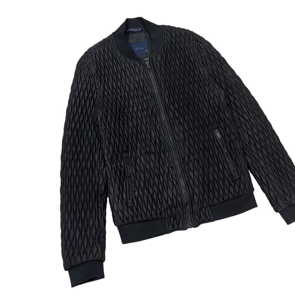Designer × Zara Rare🔥Vintage Zara Man Bomber Jacket Size US S / EU 44-46 / 1 - 5 Thumbnail