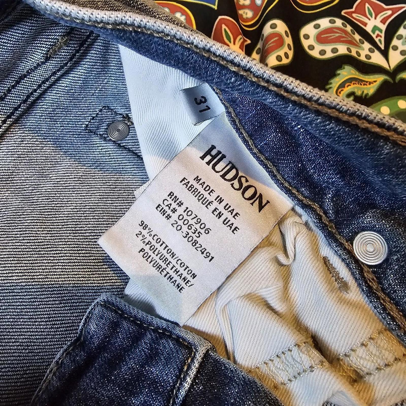 Hudson Hudson Men's Blue Jeans Size US 31 - 5 Thumbnail
