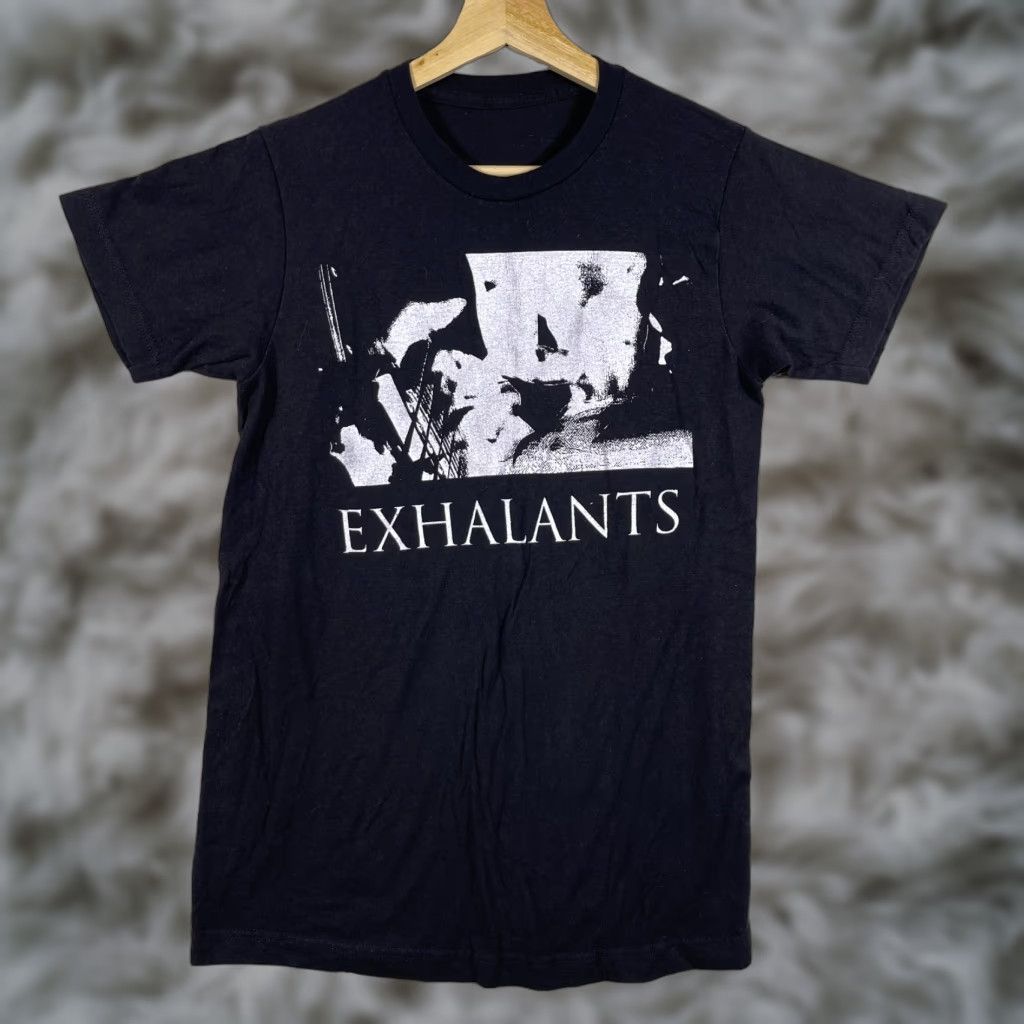 Vintage VINTAGE Exhalants Band T-Shirt Punk Harcore Noise Chat Pile Texas ATX Black S Adults Mens Short Sleeve Crew Neck Vintage Yes Size US S / EU 44-46 / 1 - 1 Thumbnail