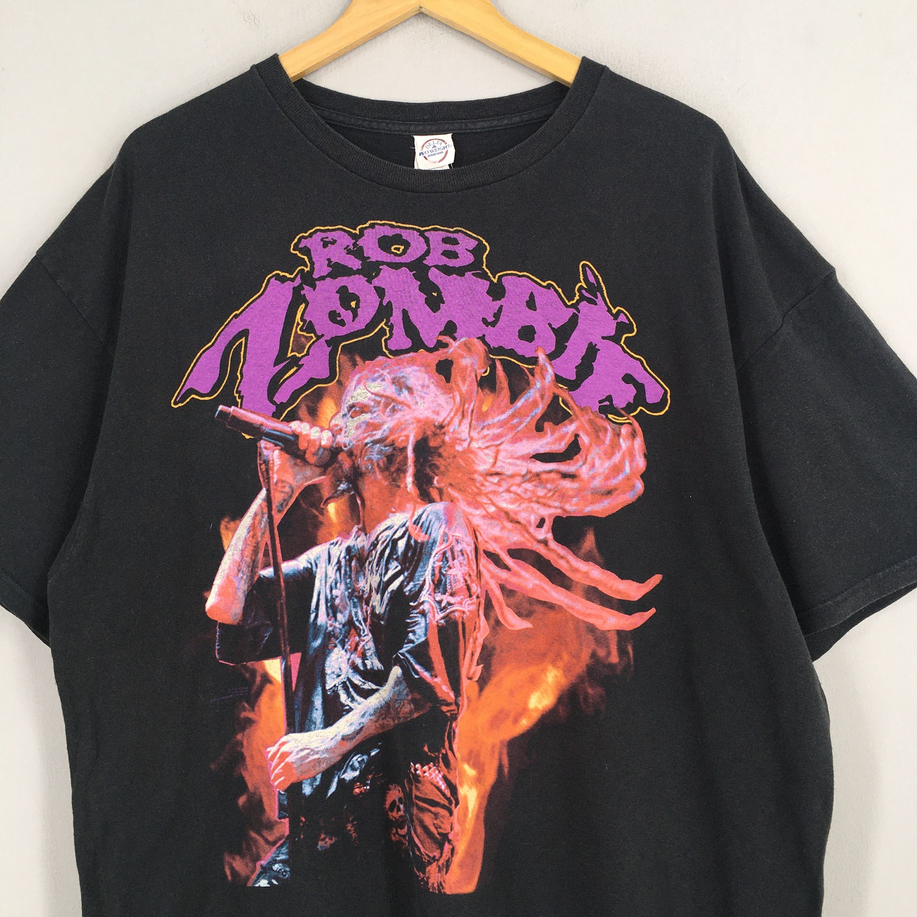 Band Tees Vintage Rob Zombie Black Concert Tshirt XXLarge Size US XXL / EU 58 / 5 - 2 Thumbnail