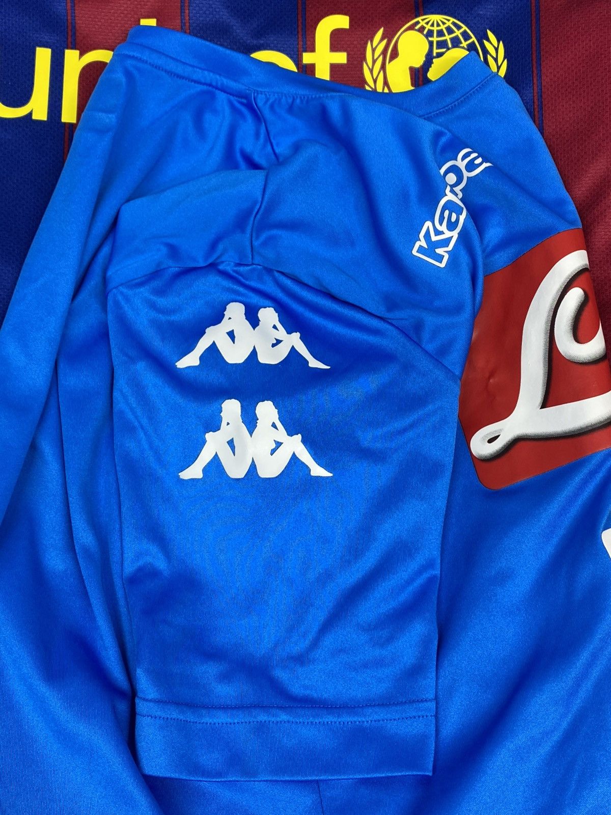 Kappa Kappa Napoli 2016/17 Home Football Shirt Soccer Jersey Size US XS / EU 42 / 0 - 16 Thumbnail