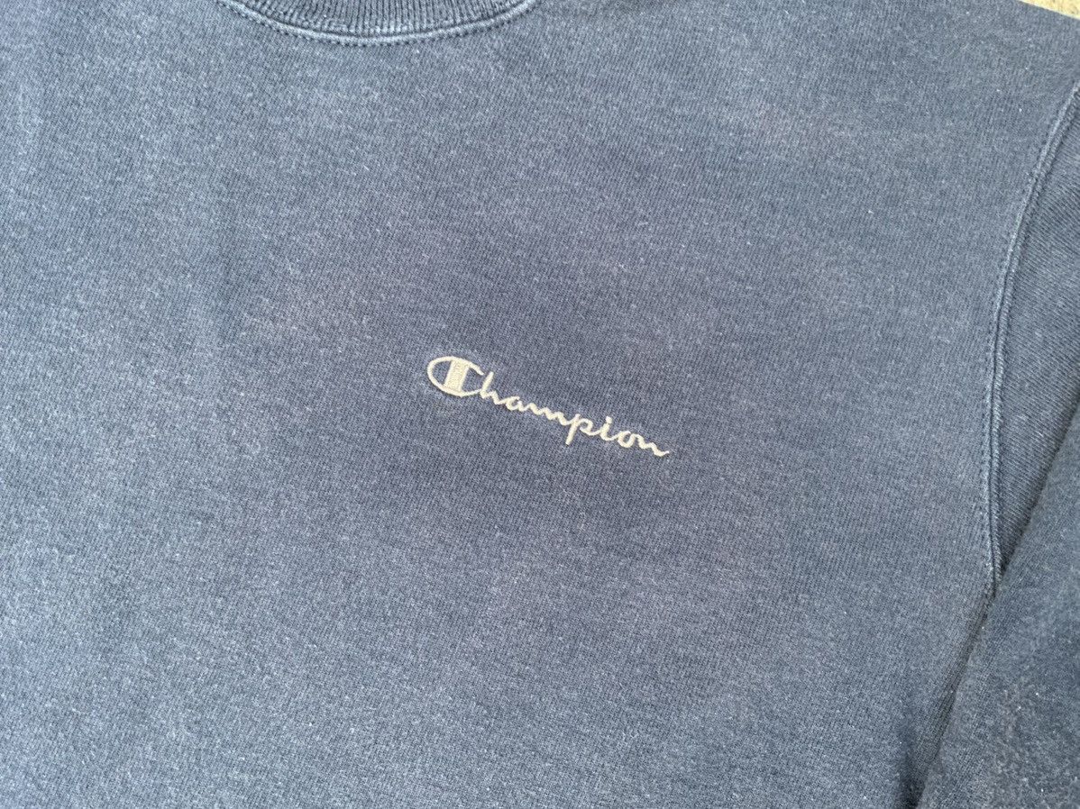 Champion × Vintage Vintage 90s Champion Embroidered Navy Faded Pullover Size XL Size US XL / EU 56 / 4 - 2 Thumbnail