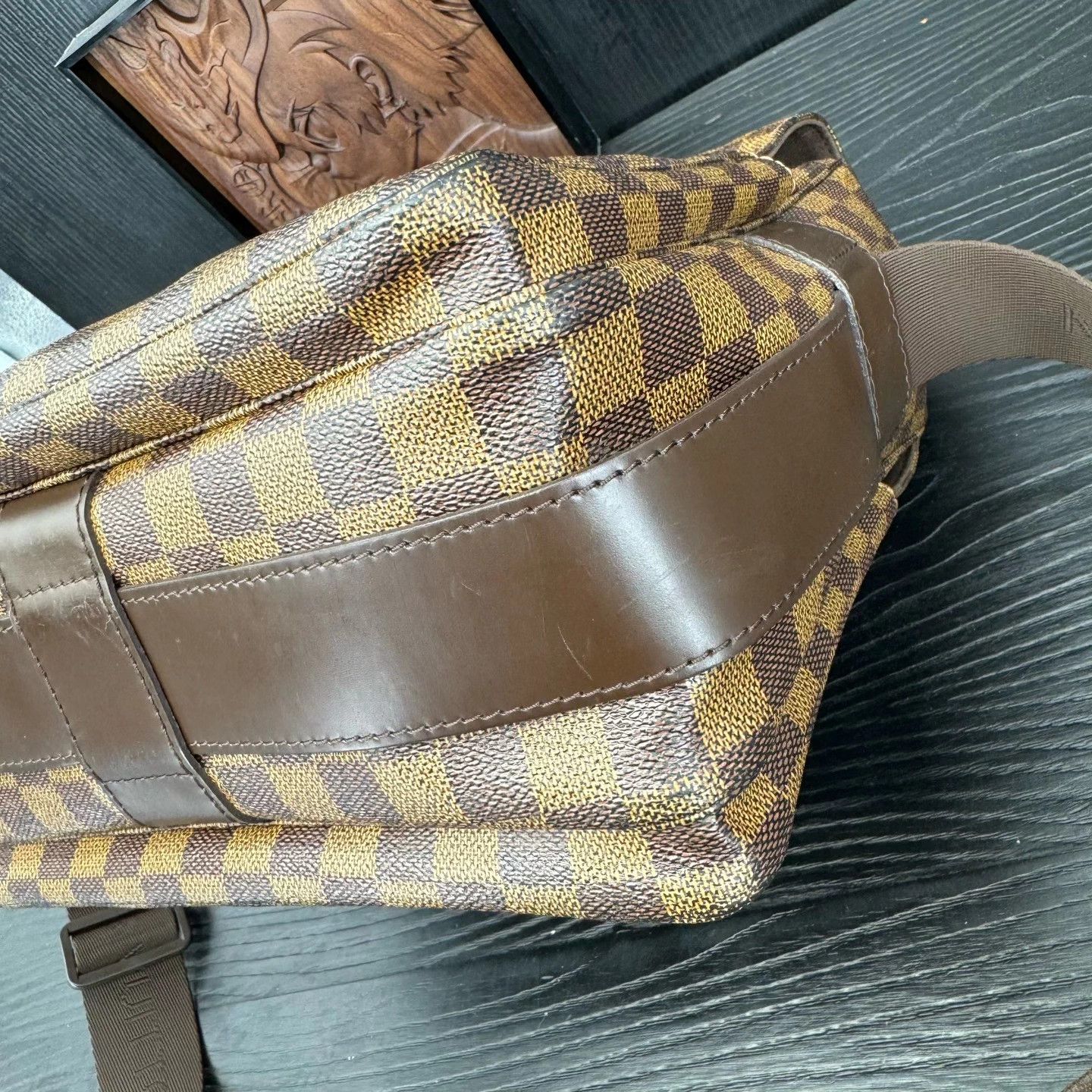 Louis Vuitton LV Brown Damier Tofu Messenger Bag 28x24cm Size ONE SIZE - 6 Thumbnail