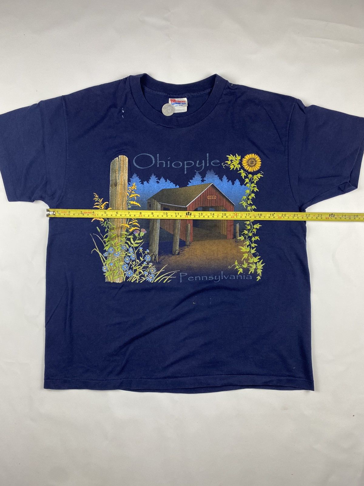 Vintage Vintage Art Sunflower Tshirt Size US L / EU 52-54 / 3 - 8 Thumbnail