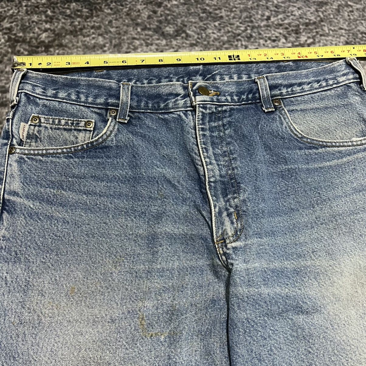 Carhartt Vintage Carhartt Blue Faded Relaxed Workwear Skater Jeans Size US 38 / EU 54 - 11 Thumbnail