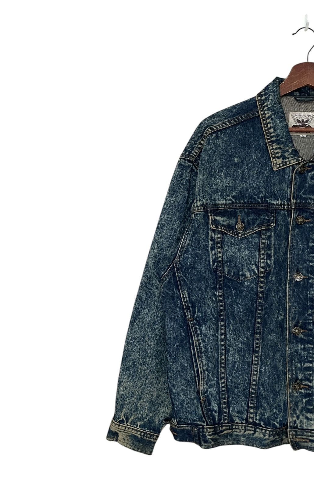 Vintage Vintage Brand Berkshine Denim Jacket 1990s Size US L / EU 52-54 / 3 - 5 Thumbnail