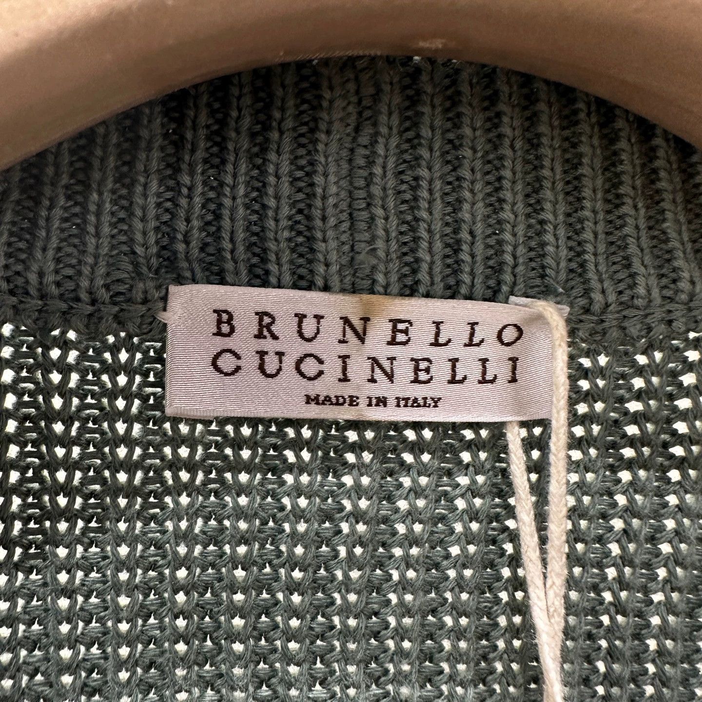Brunello Cucinelli Brunello Cucinelli mar114 beaded colorblock L cotton Size L / US 10 / IT 46 - 3 Thumbnail