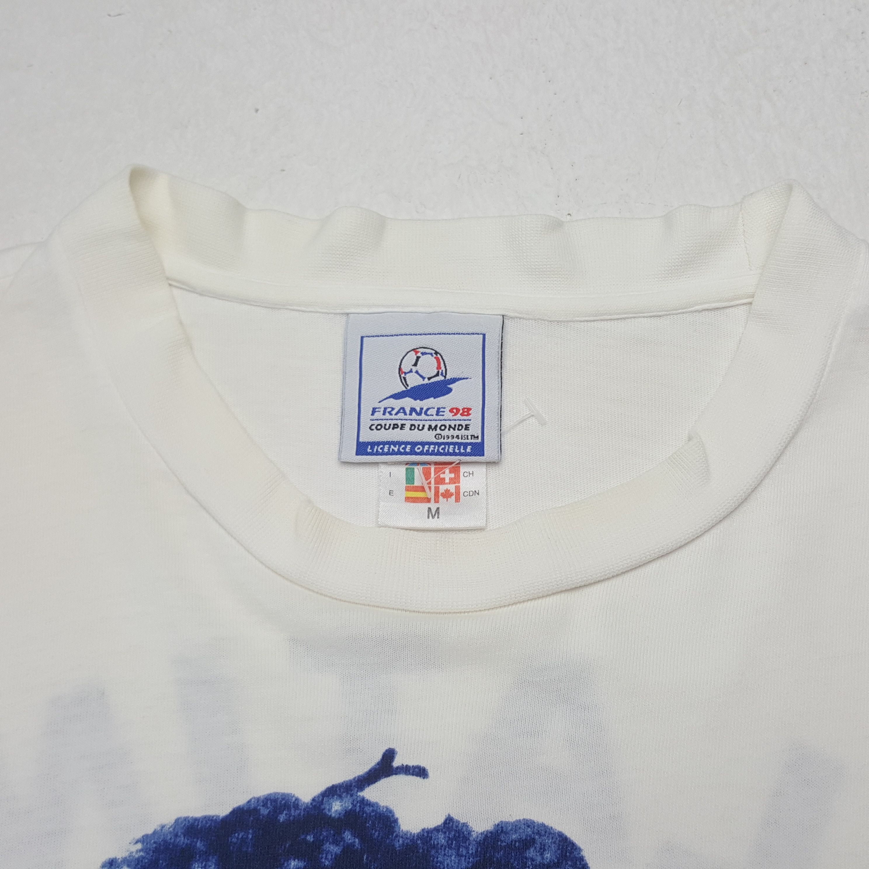 Adidas × Vintage Vintage Adidas 98 France Michel Plantini Sportwear T-shirt Size US M / EU 48-50 / 2 - 6 Thumbnail
