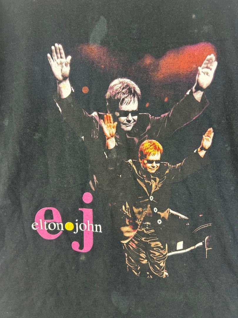 Band Tees Vintage Y2K Elton John Radio City Tour T-Shirt Size US XL / EU 56 / 4 - 3 Thumbnail