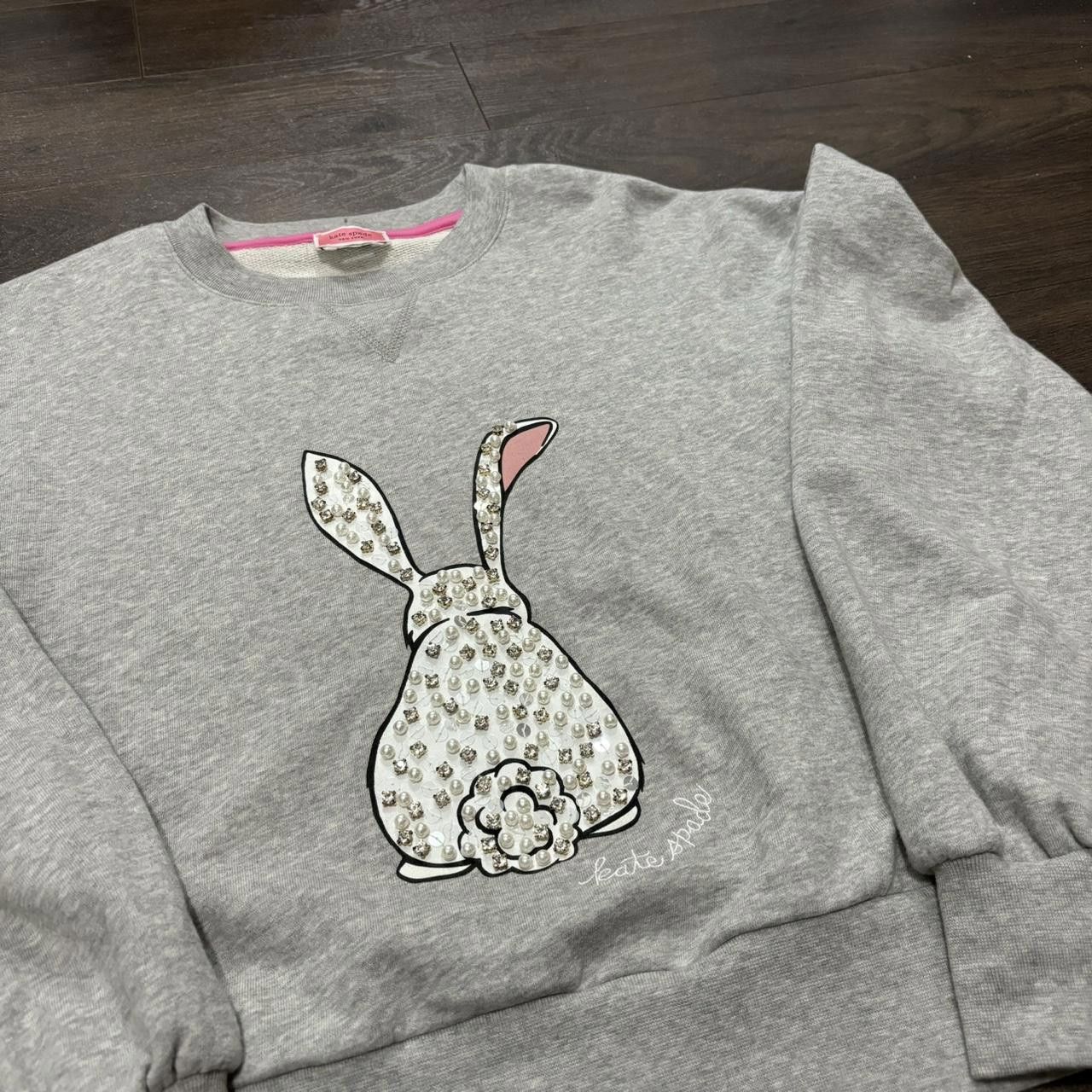 kate space New York bunny rabbit crewneck sweatshirt