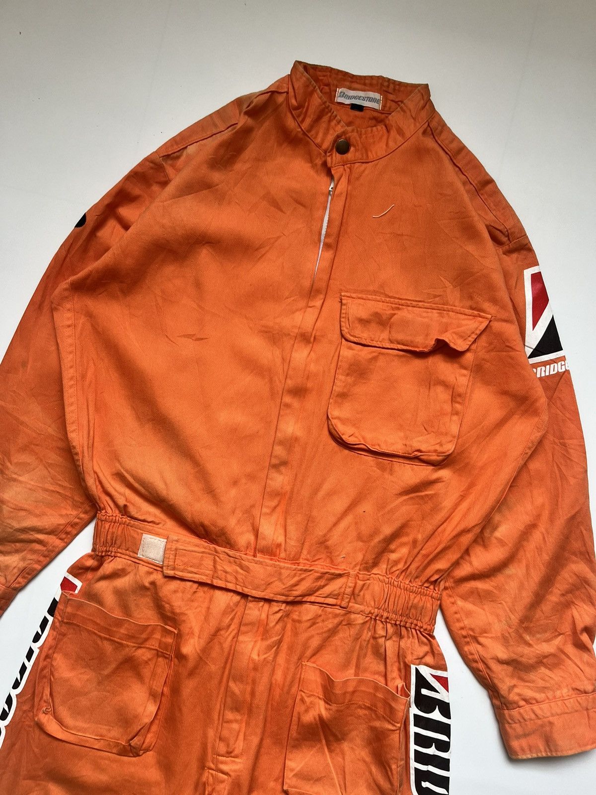 Japanese Brand Bridgestone Racing Coverall Workers Size US 32 / EU 48 - 8 Thumbnail