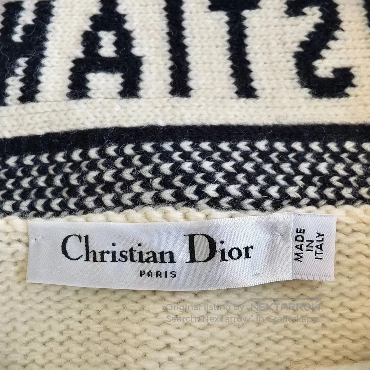 Dior DIOR Women's Sailor Collar Wool Sweater. Size XXS / US 00 / IT 34 - 5 Thumbnail