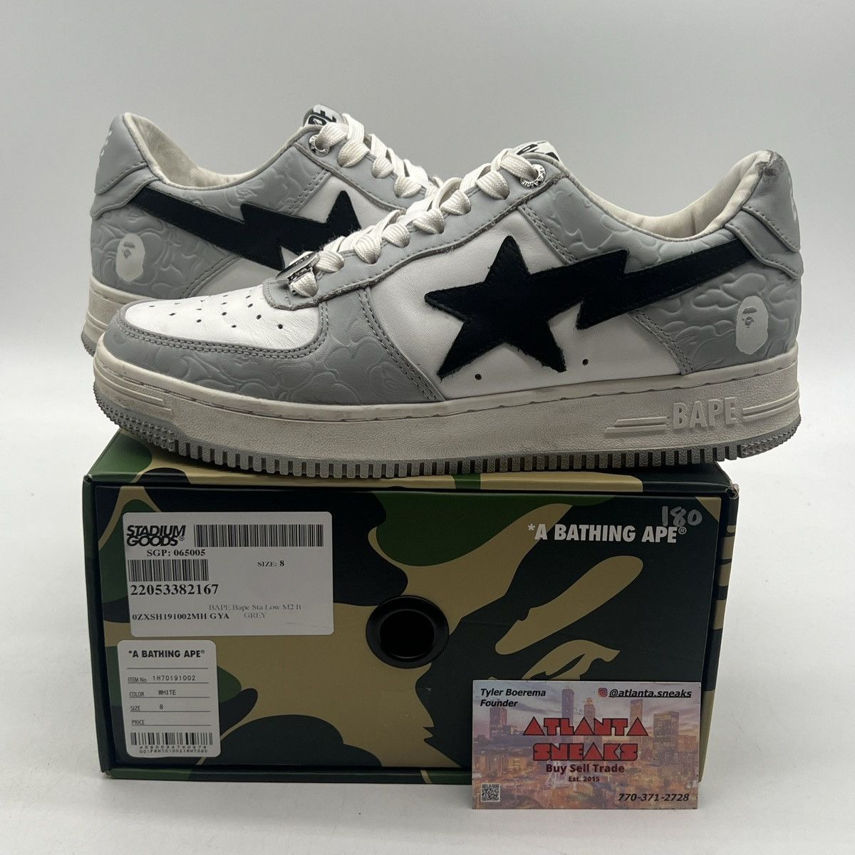 Bape BAPESTA LOW M2 Size US 8 / EU 41 - 1 Thumbnail
