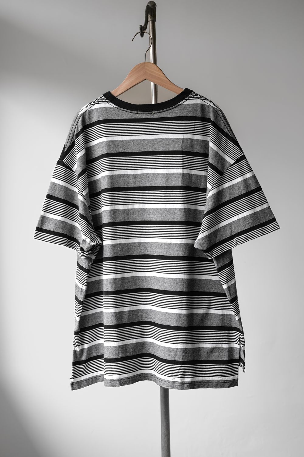 Japanese Brand YSTRDY’S TMRRW Border Baggy Tee black Size US S / EU 44-46 / 1 - 6 Thumbnail