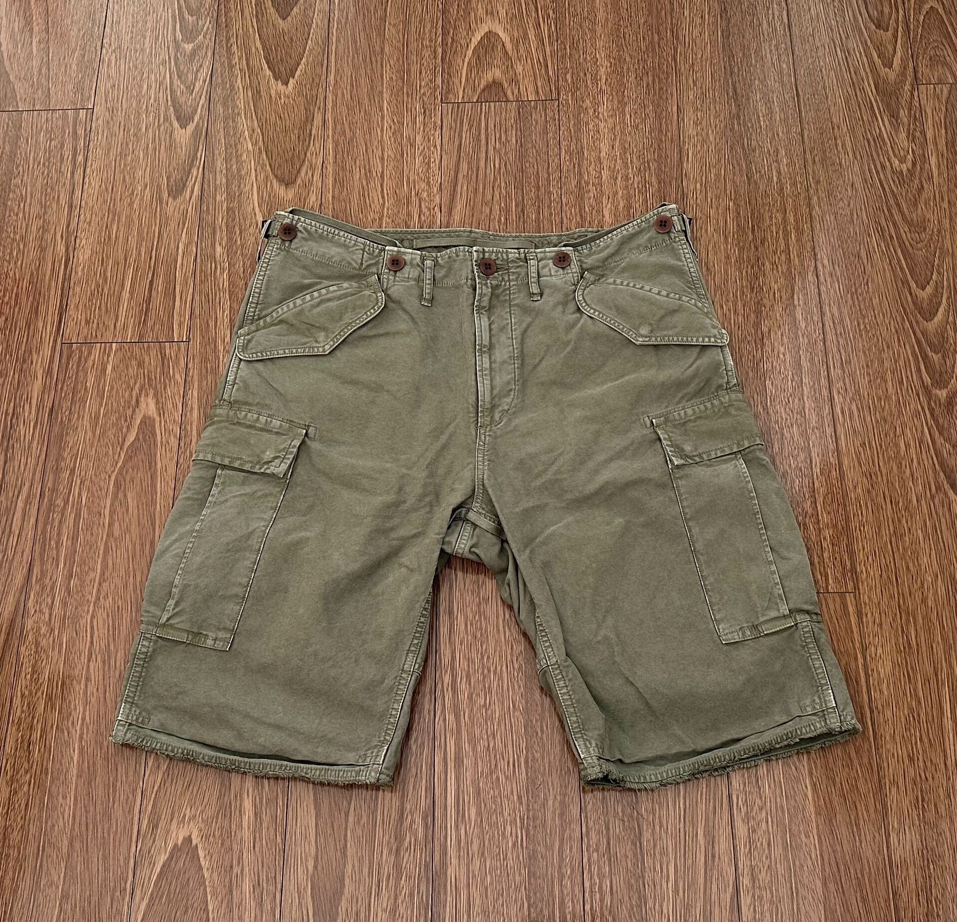Visvim visvim eiger sanction green shorts | Grailed