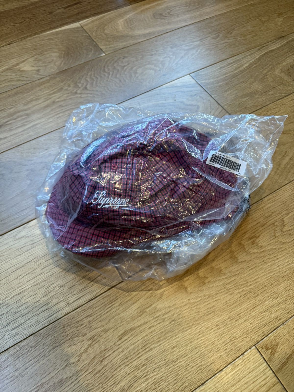 Supreme Supreme Cordura Plaid Bell Hat “Red” Size ONE SIZE - 2 Thumbnail
