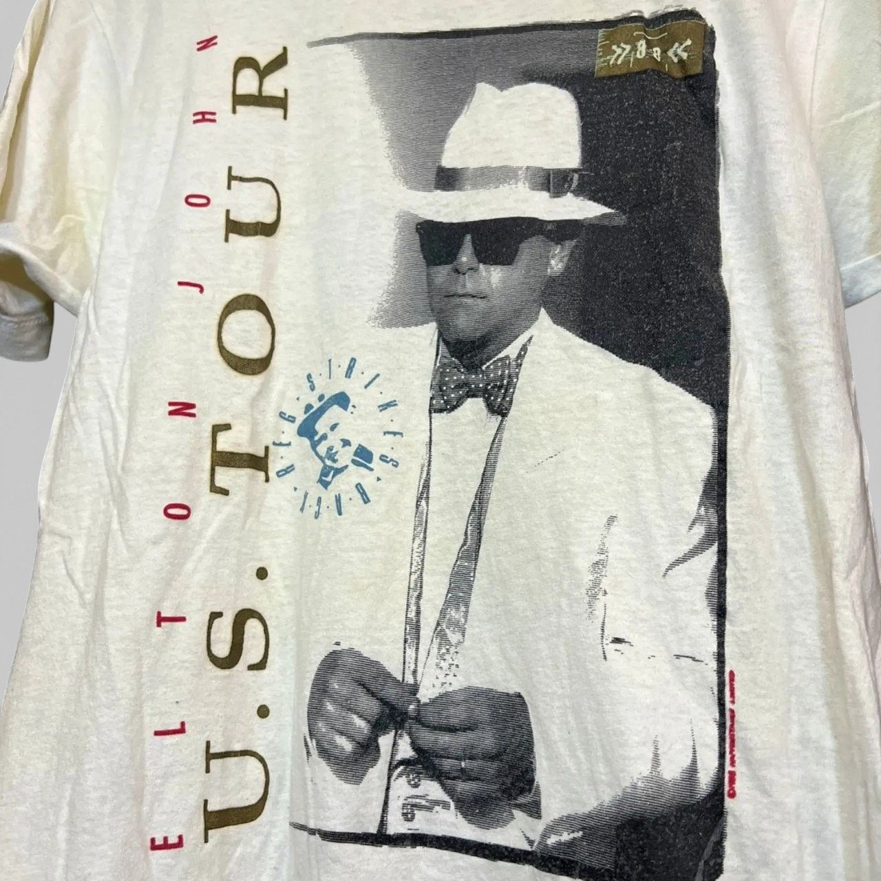 Vintage Vintage Screen Stars 1988 Elton John Reg Strikes Back Tee Size US M / EU 48-50 / 2 - 4 Thumbnail