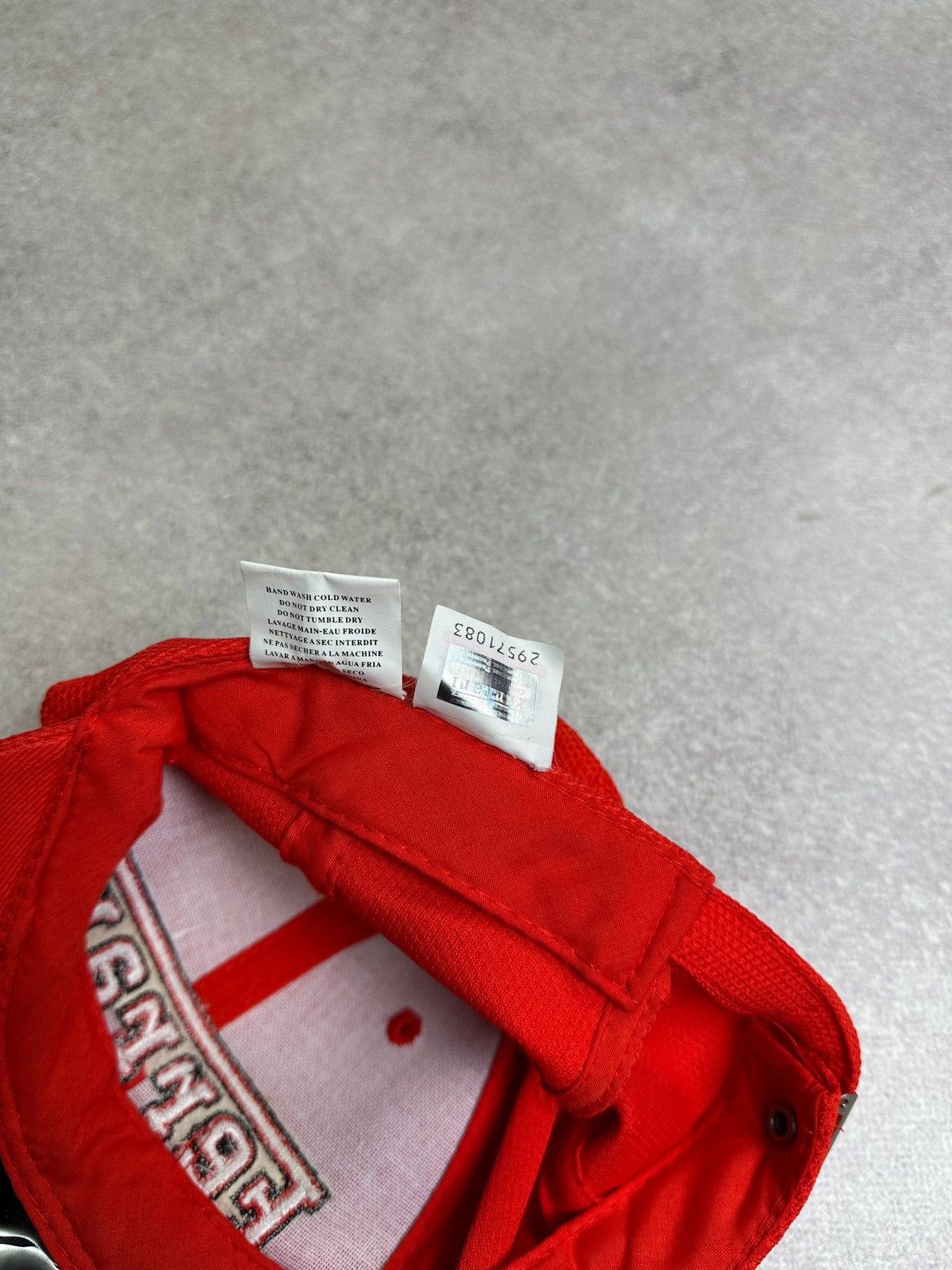 Ferrari Vintage Ferarri F-1 Racing Reflective Red Cap Os Size ONE SIZE - 8 Thumbnail